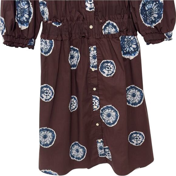 NWTs Never A Wallflower  Button Front Elastic Collar Shirt Dress (S) - Picture 5 of 15